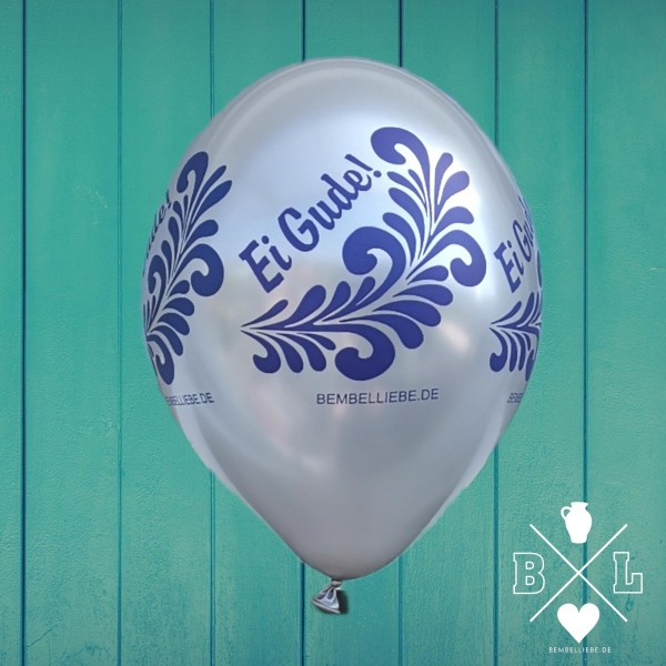 Ei Gude Bembel-Luftballon Bio rundum bedruckt Party Ballon
